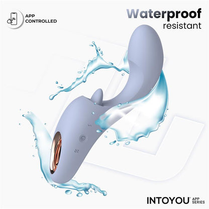 INTOYOU APP SERIES - LICKY LICKING TONGUE VIBRATOR WITH APP