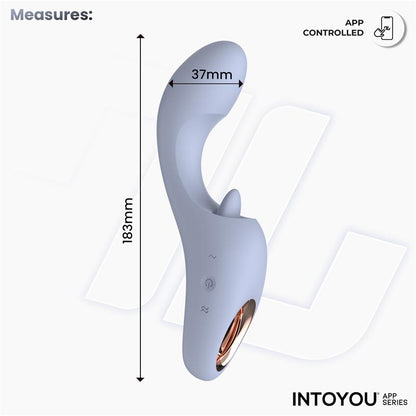 INTOYOU APP SERIES - LICKY LICKING TONGUE VIBRATOR WITH APP