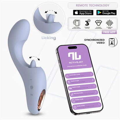 INTOYOU APP SERIES - LICKY LICKING TONGUE VIBRATOR WITH APP