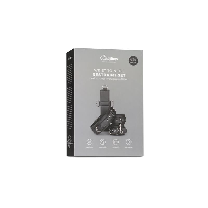 EASYTOYS - LIGATURE SET NECK AND WRIST RESTRAINT