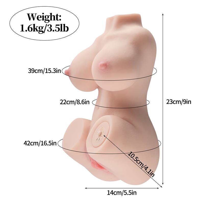 XISE - LILINET MINI VIBRATING TORSO 1.6 KG