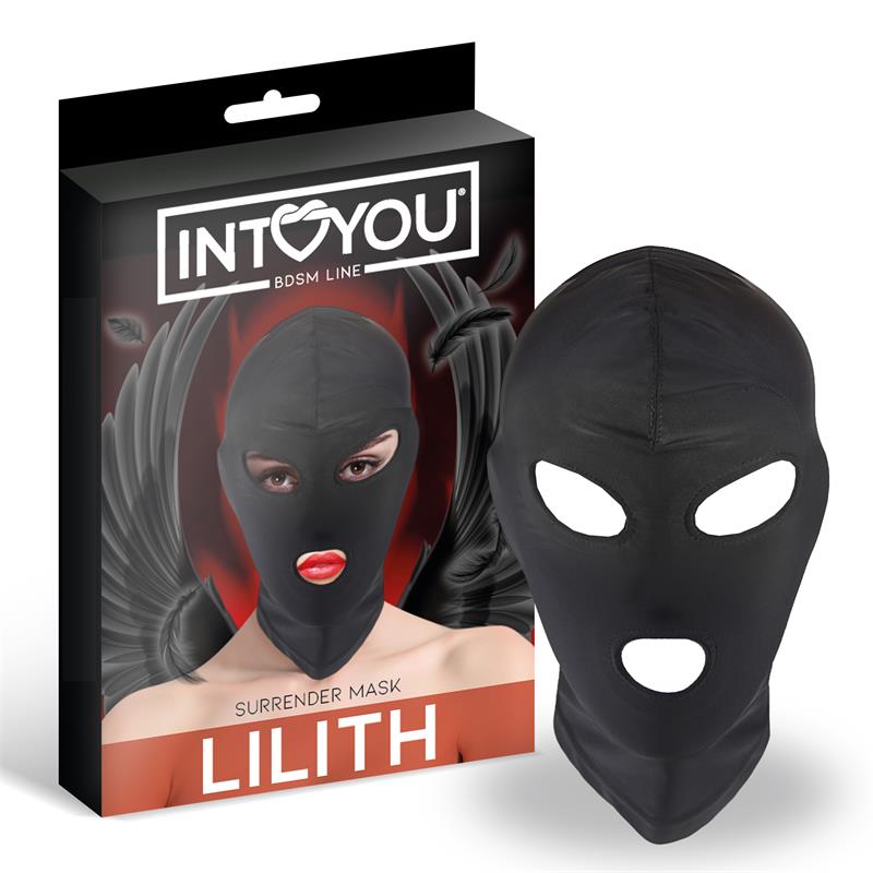 INTOYOU BDSM LINE - LILITH INCOGNITO MASK OPENING IN THE MOUTH AND EYES COLOR