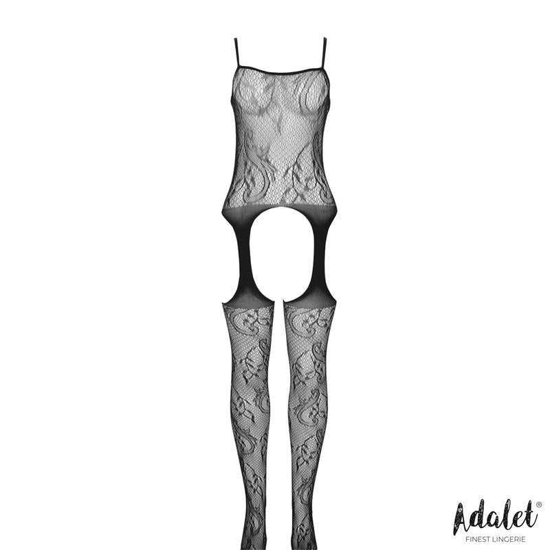 ADALET LINGERIE - LILLY OPEN BODYSTOCKING WITH GARTERS