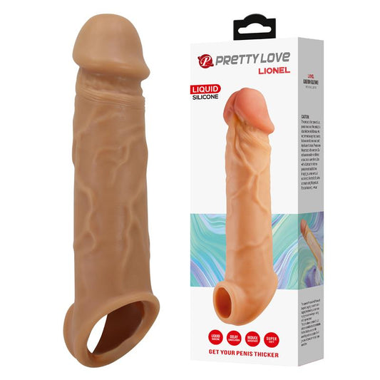 PRETTYLOVE - LIONEL PENIS SLEEVE LIQUID SILICONE