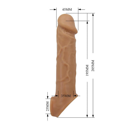 PRETTYLOVE - LIONEL PENIS SLEEVE LIQUID SILICONE