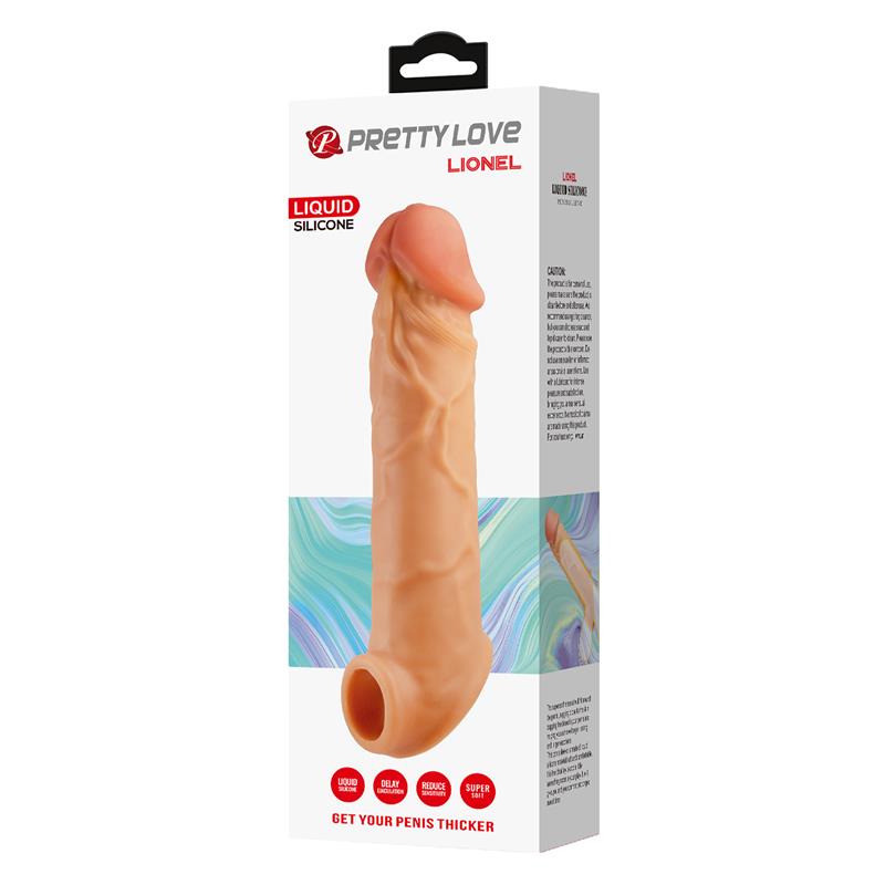PRETTYLOVE - LIONEL PENIS SLEEVE LIQUID SILICONE