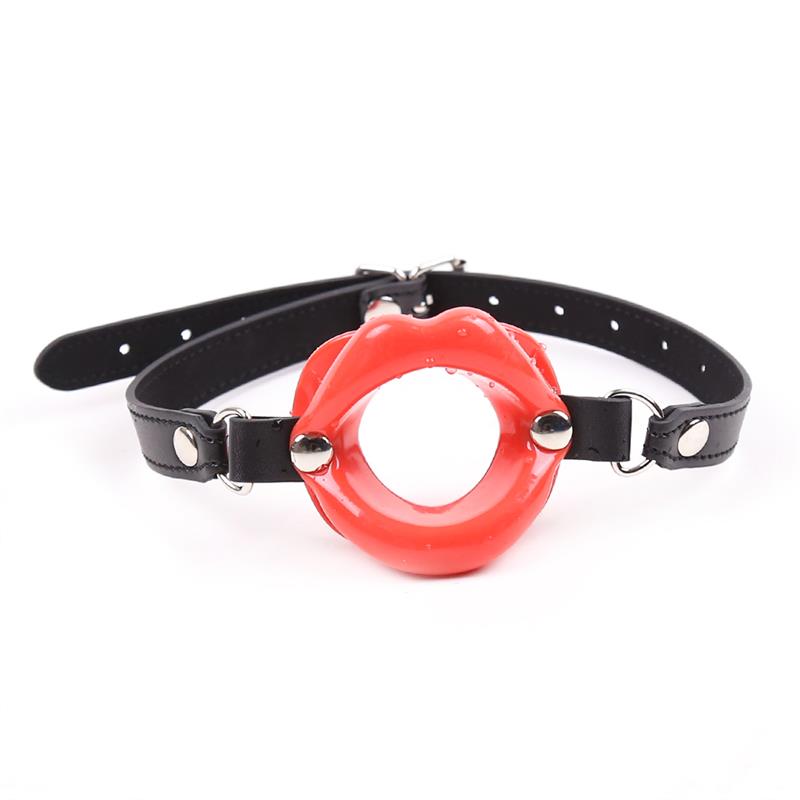 LATETOBED BDSM LINE - LIP GAG MOUTH SHAPE ADJUSTABLE 39-58 CM