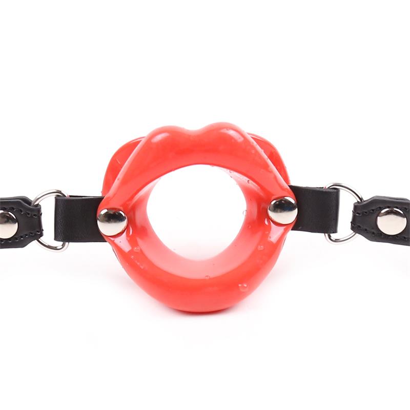 LATETOBED BDSM LINE - LIP GAG MOUTH SHAPE ADJUSTABLE 39-58 CM