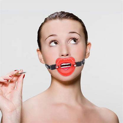 LATETOBED BDSM LINE - LIP GAG MOUTH SHAPE ADJUSTABLE 39-58 CM