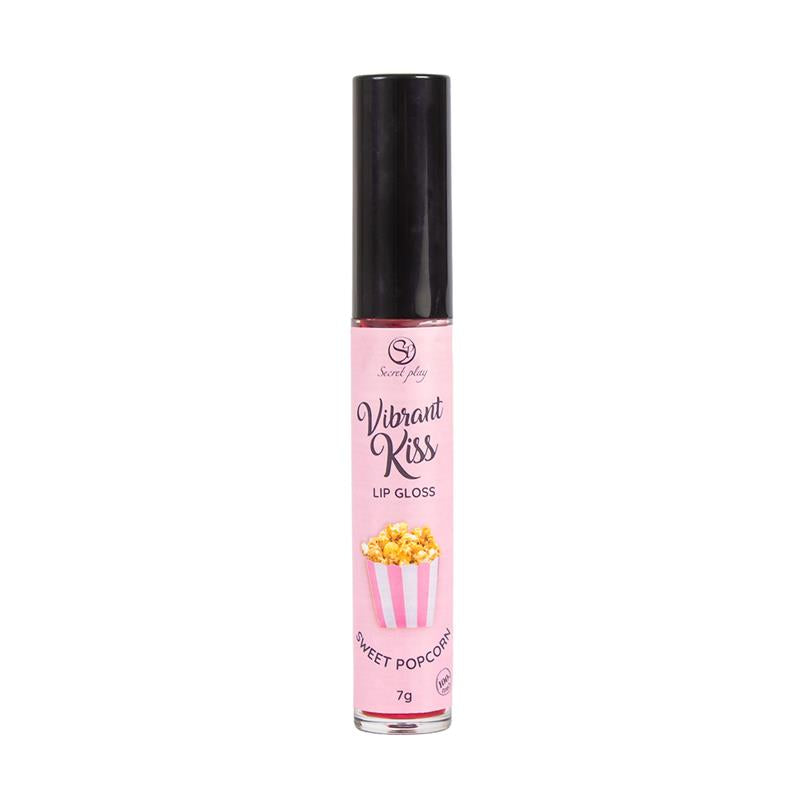 SECRET PLAY - LIP GLOSS VIBRANT KISS FLAVOR SWEET POPCORN 7G