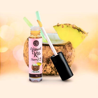 SECRET PLAY - LIP GLOSS VIBRANT KISS PIÑA COLADA FLAVOR