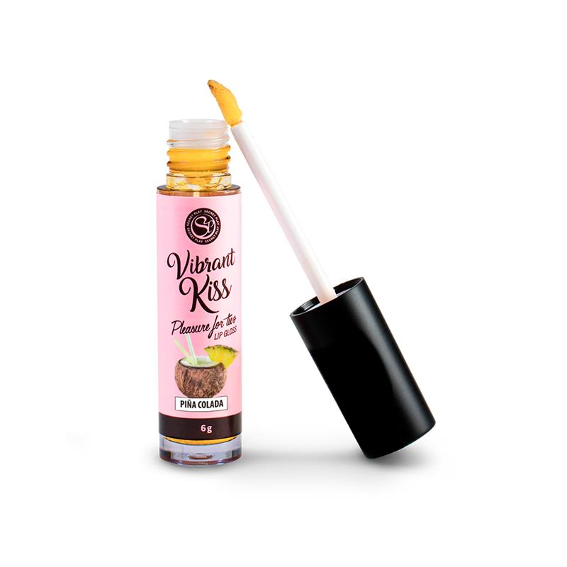 SECRET PLAY - LIP GLOSS VIBRANT KISS PIÑA COLADA FLAVOR