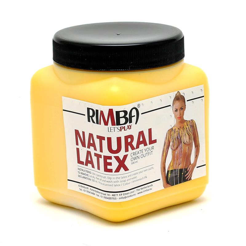 LATEX PLAY - LIQUID LATEX YELLOW 500 ML