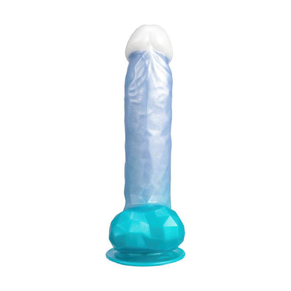 SILEXD - LIQUID SILICONE ANGEL BLUE DILDO 8
