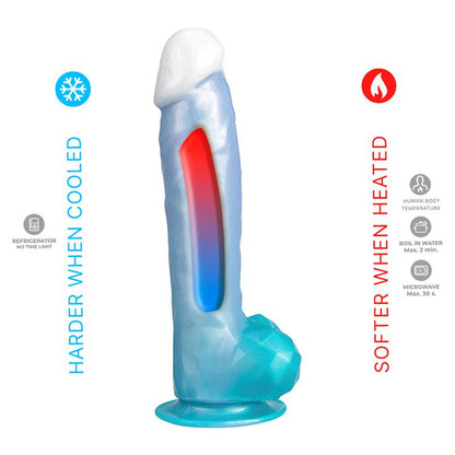 SILEXD - LIQUID SILICONE ANGEL BLUE DILDO 8