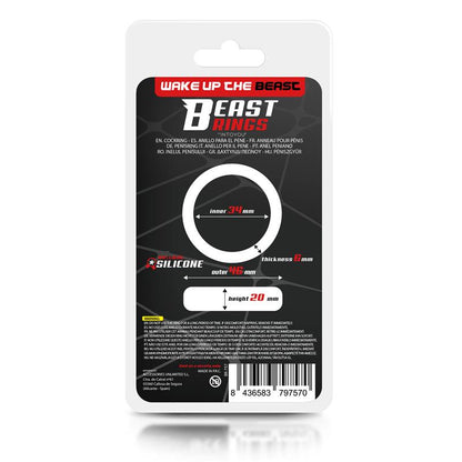 BEAST RINGS - LIQUID SILICONE COCK RING 3.4 CM