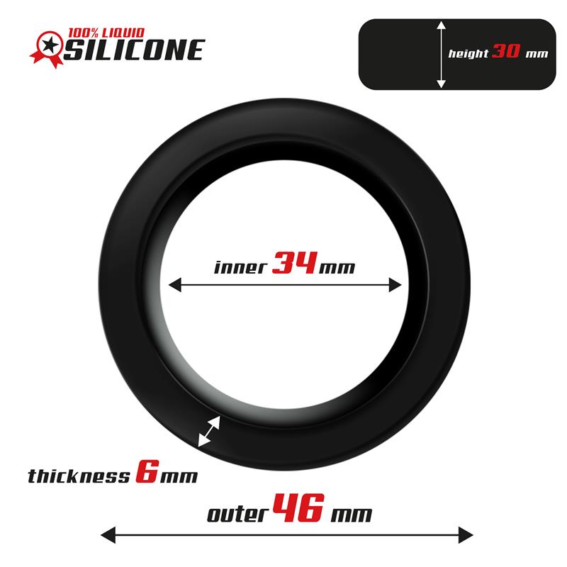 BEAST RINGS - LIQUID SILICONE COCK RING 3.4 CM