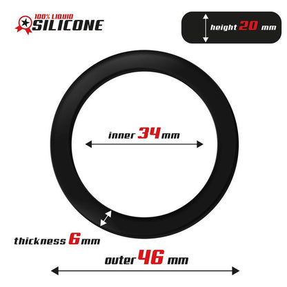 BEAST RINGS - LIQUID SILICONE COCK RING 3.4 CM