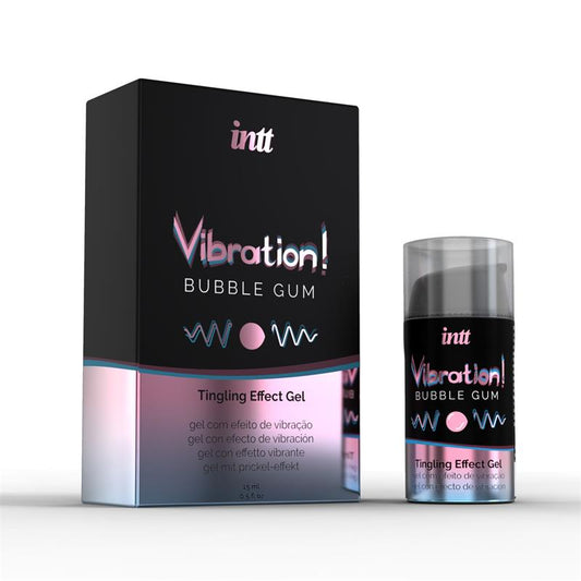 INTT - LIQUID VIBRATOR BUBBLE GUM AROMA 15 ML