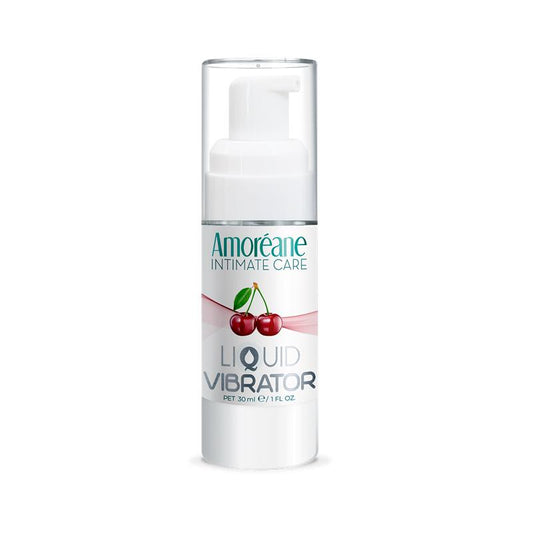 AMOREANE - LIQUID VIBRATOR CHERRY FLAVOR 30 ML