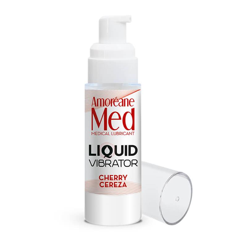 AMOREANE - LIQUID VIBRATOR CHERRY FLAVOR 30 ML