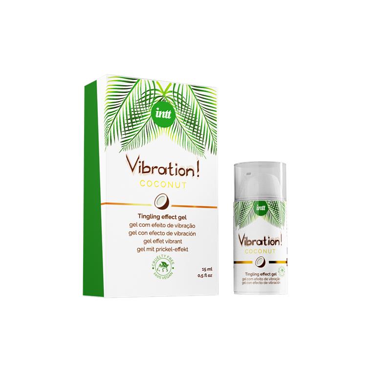 INTT - LIQUID VIBRATOR COCONUT 100% VEGAN HEAT EFFECT 15 ML