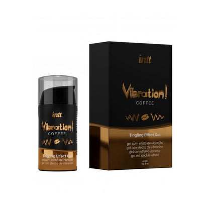 INTT - LIQUID VIBRATOR HEAT EFFECT COFFEE FLAVOR 15 ML