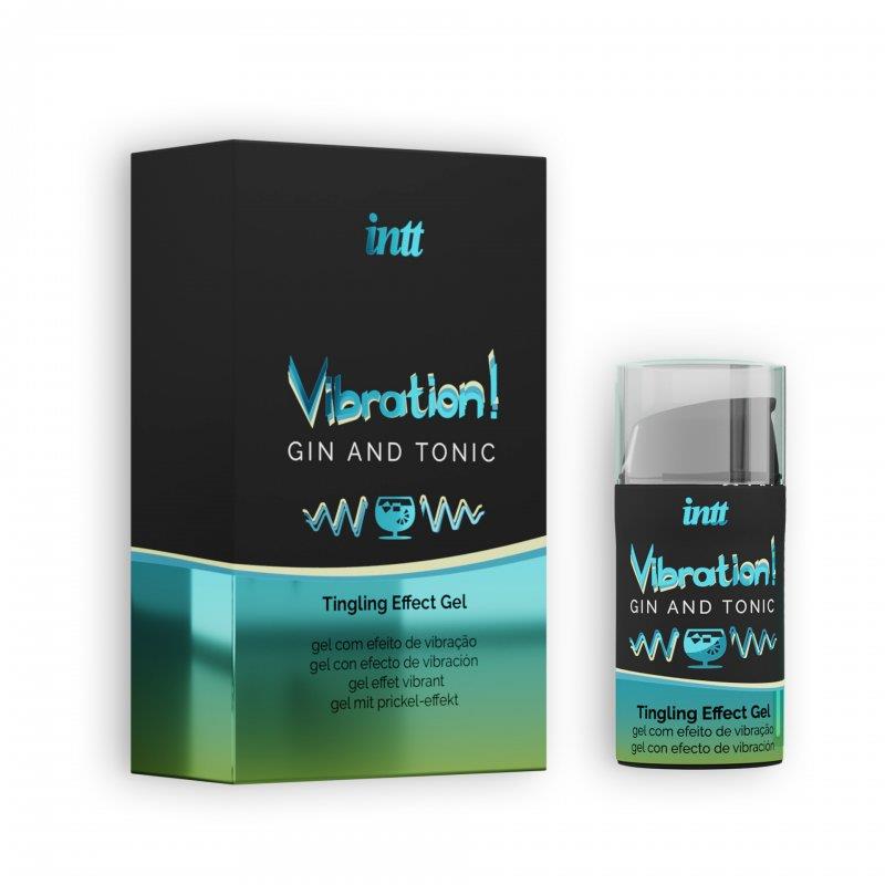 INTT - VIBRATEUR LIQUIDE EFFET CHALEUR GIN TONIC