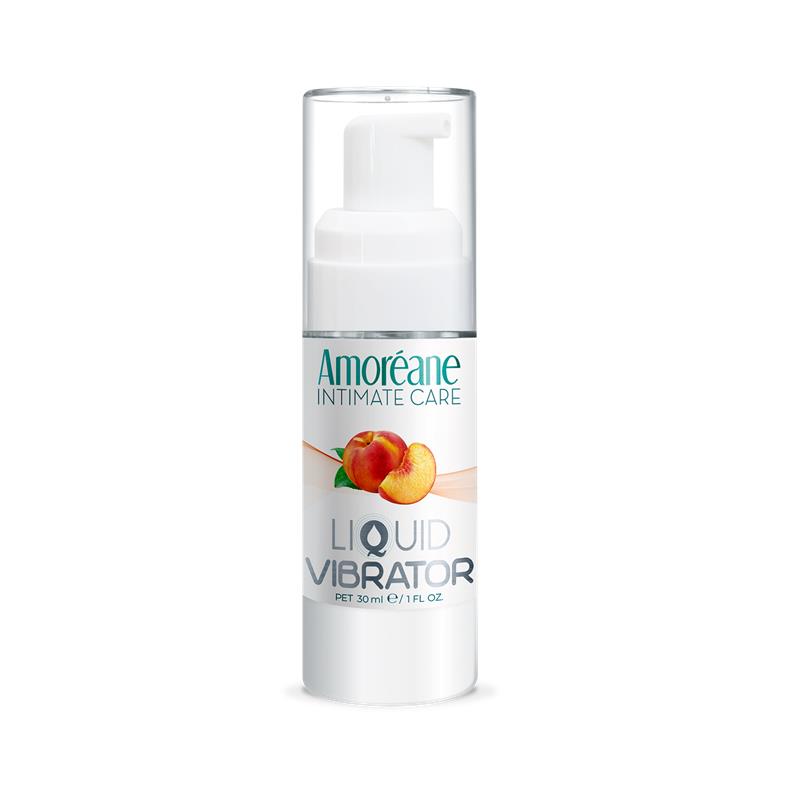 AMOREANE - LIQUID VIBRATOR PEACH FLAVOR 30 ML