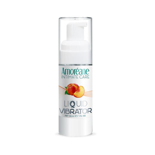 AMOREANE - LIQUID VIBRATOR PEACH FLAVOR 30 ML
