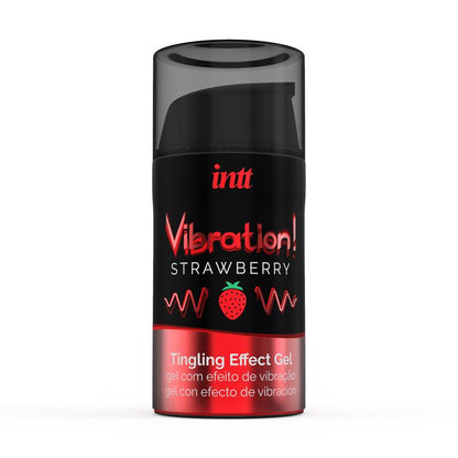 INTT - LIQUID VIBRATOR WARM EFFECT AROMA STRAWBERRY 15 ML