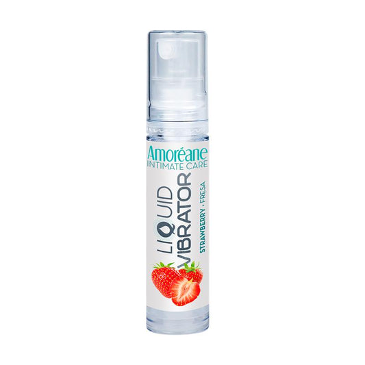 AMOREANE - LIQUID VIBRATOR WATERBASE STRAWBERRY 10 ML
