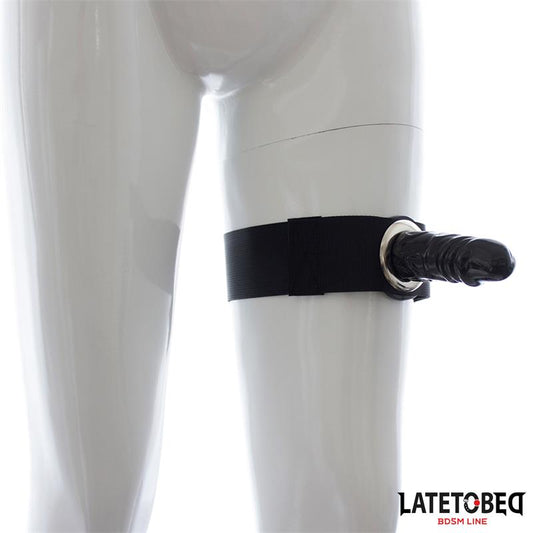 LATETOBED BDSM LINE - LITTLE PENIS ADJUSTABLE LEG BLACK