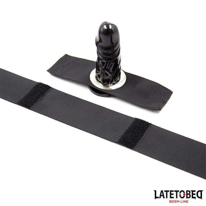 LATETOBED BDSM LINE - LITTLE PENIS ADJUSTABLE LEG BLACK