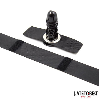 LATETOBED BDSM LINE - LITTLE PENIS ADJUSTABLE LEG BLACK