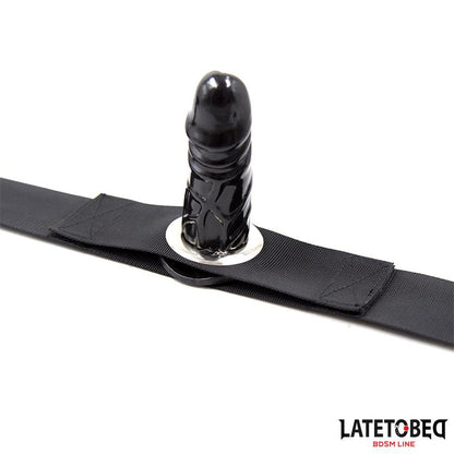 LATETOBED BDSM LINE - LITTLE PENIS ADJUSTABLE LEG BLACK