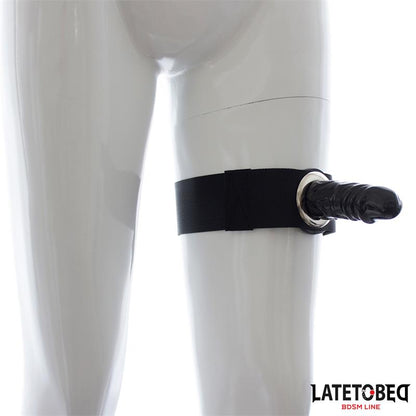 LATETOBED BDSM LINE - LITTLE PENIS ADJUSTABLE LEG BLACK