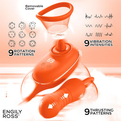 ENGILY ROSS - LIZER PRO OSCILLATING TONGUE STIMULATOR, VACUUM PUMP, AND THRUSTING EGG