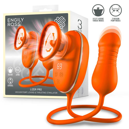 ENGILY ROSS - LIZER PRO OSCILLATING TONGUE STIMULATOR, VACUUM PUMP, AND THRUSTING EGG