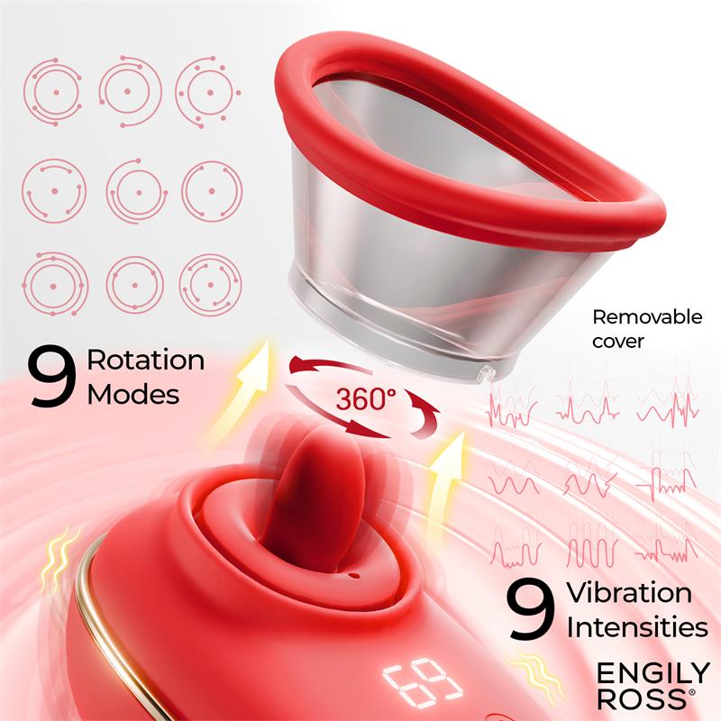 ENGILY ROSS - LIZER STIMULATOR WITH LICKING, VACUUM PUMP AND VIBRATION