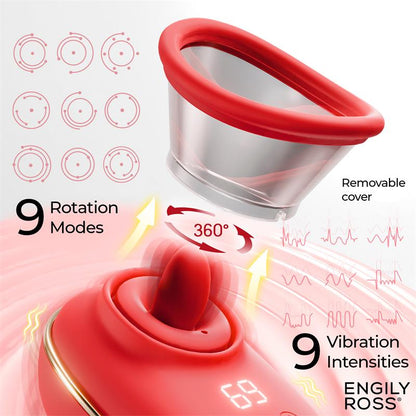 ENGILY ROSS - LIZER STIMULATOR WITH LICKING, VACUUM PUMP AND VIBRATION