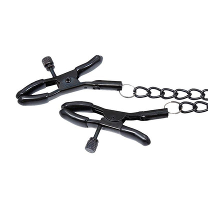 DIAMOND LINE - LLAR WITH NIPPLE CLAMPS DIAMOND VEGAN LEATHER