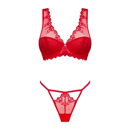 OBSESSIVE - LONESIA LACE BRA SET WITH THONG