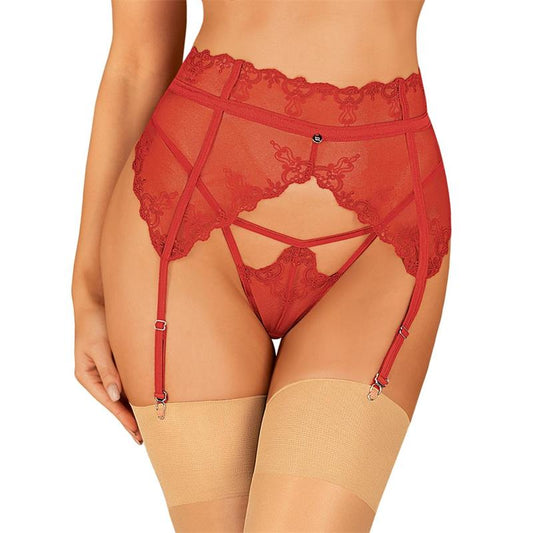 OBSESSIVE - LONESIA LACE SUSPENDER BELT