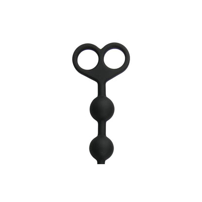 EASYTOYS - LONG ANAL BEADS BLACK