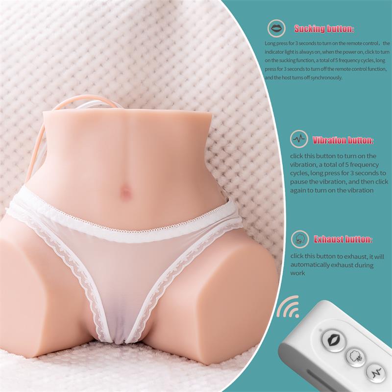 XISE - LORNA TORSO WITH VIBRATION AND SUCKING EFECT 5 KG
