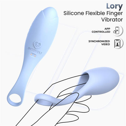 INTOYOU APP SERIES - LORY FLEXIBLE FINGER VIBRATOR WITH APP