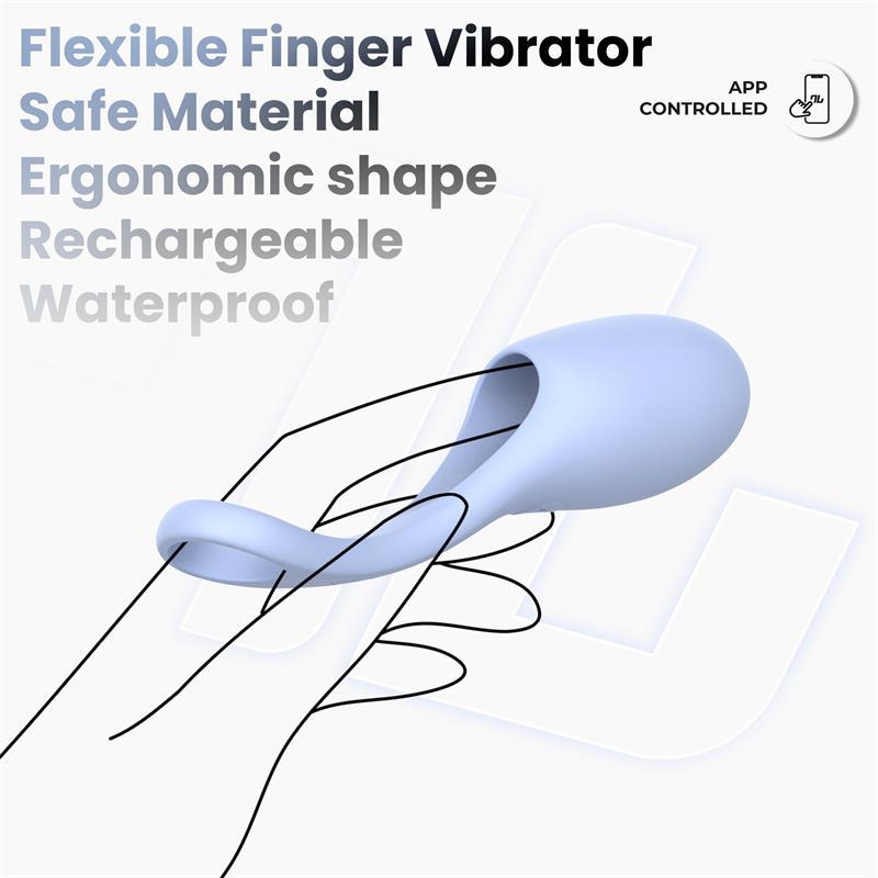 INTOYOU APP SERIES - LORY FLEXIBLE FINGER VIBRATOR WITH APP