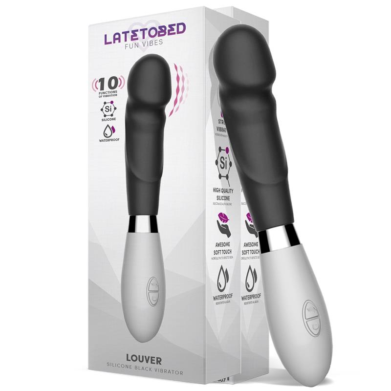 LATETOBED - LOUVER VIBE SILICONE BLACK