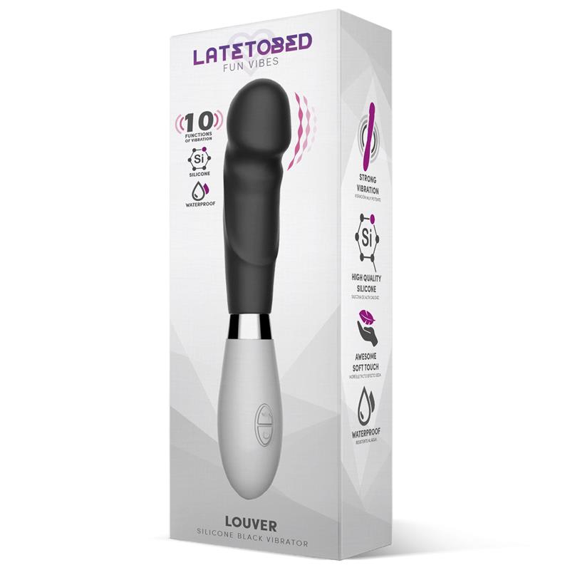 LATETOBED - LOUVER VIBE SILICONE BLACK